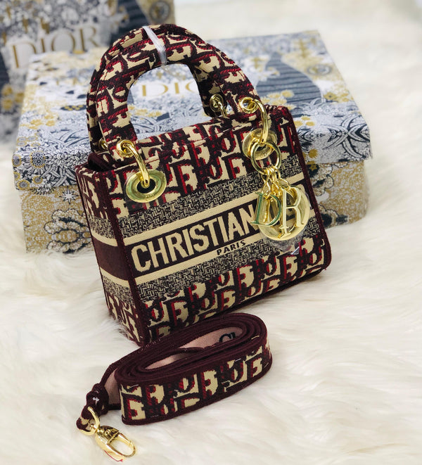 Christian Dior Mini Canvas Tote Bag